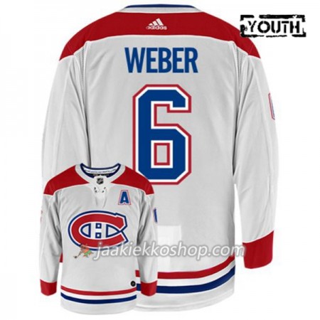 Lapsille NHL Montreal Canadiens Pelipaita SHEA WEBER 6 Adidas Valkoinen Authentic